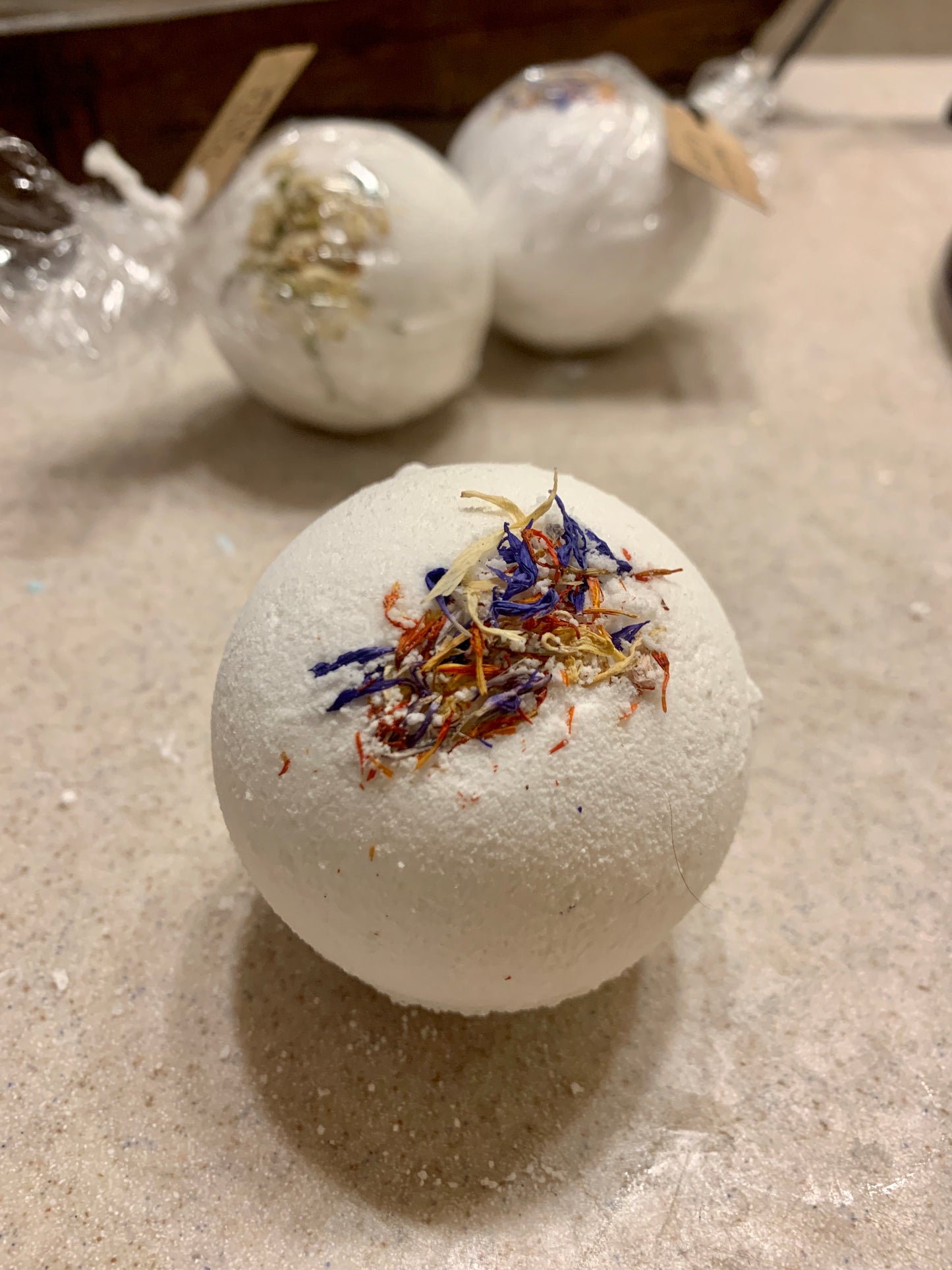 Spring Lavender bath bombs