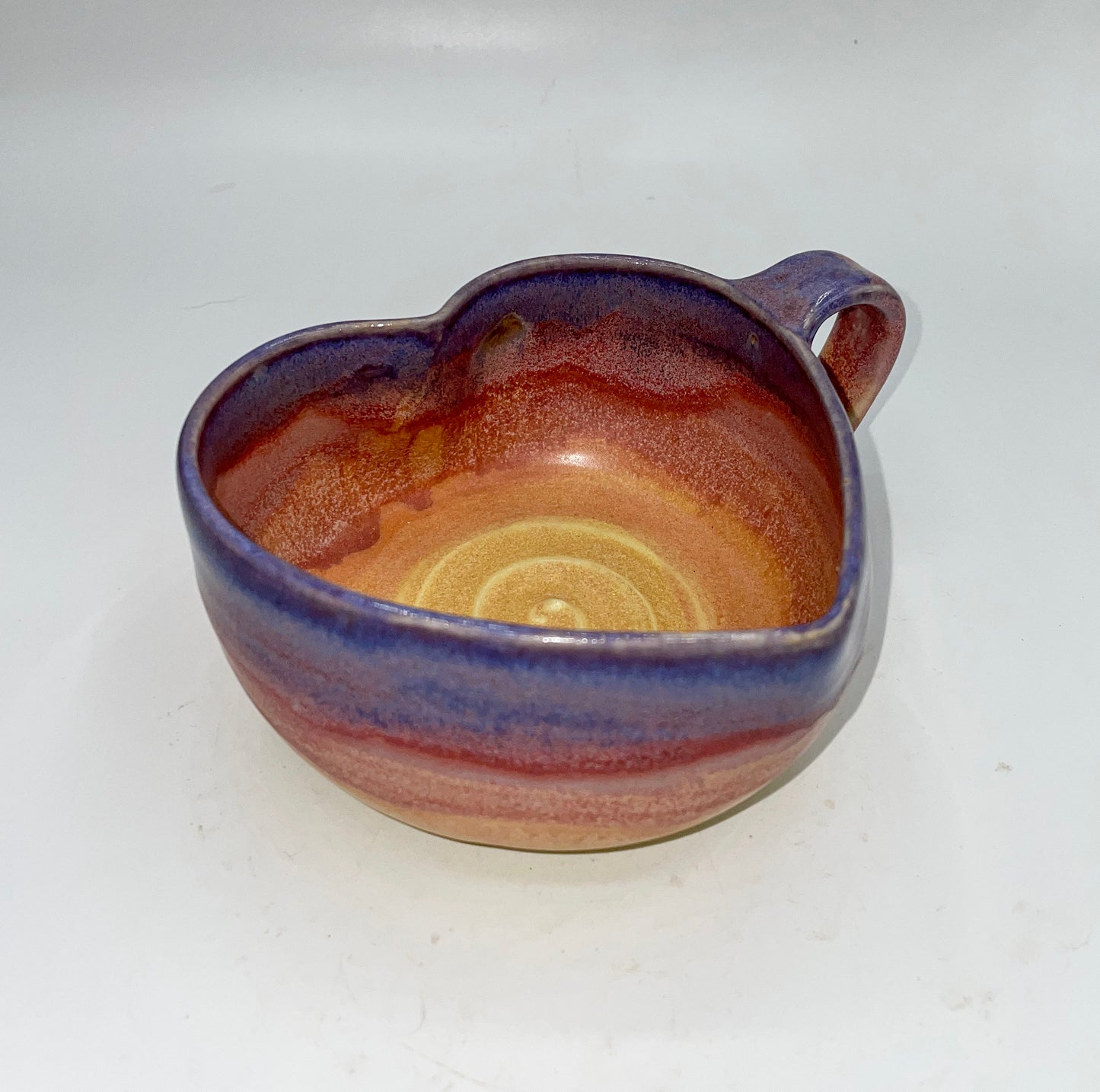 A Sunset Heart Soup Mug