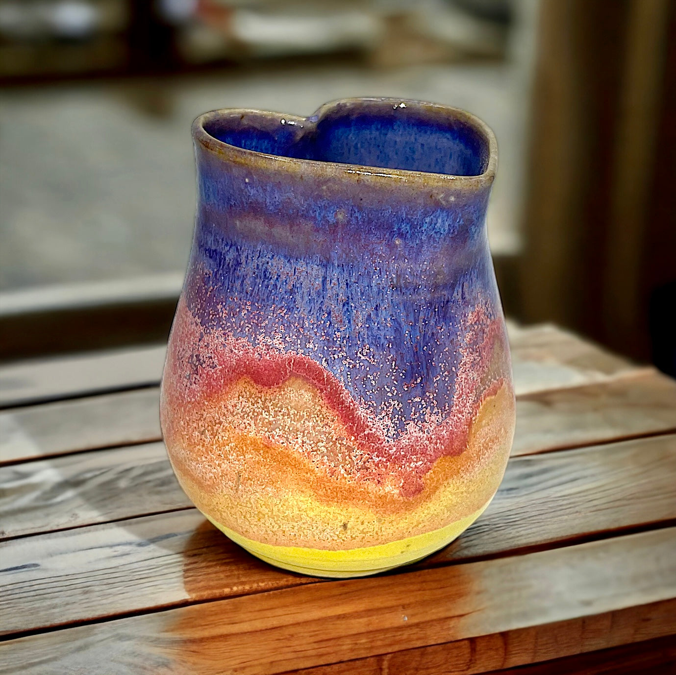 A Sunset Heart Cup