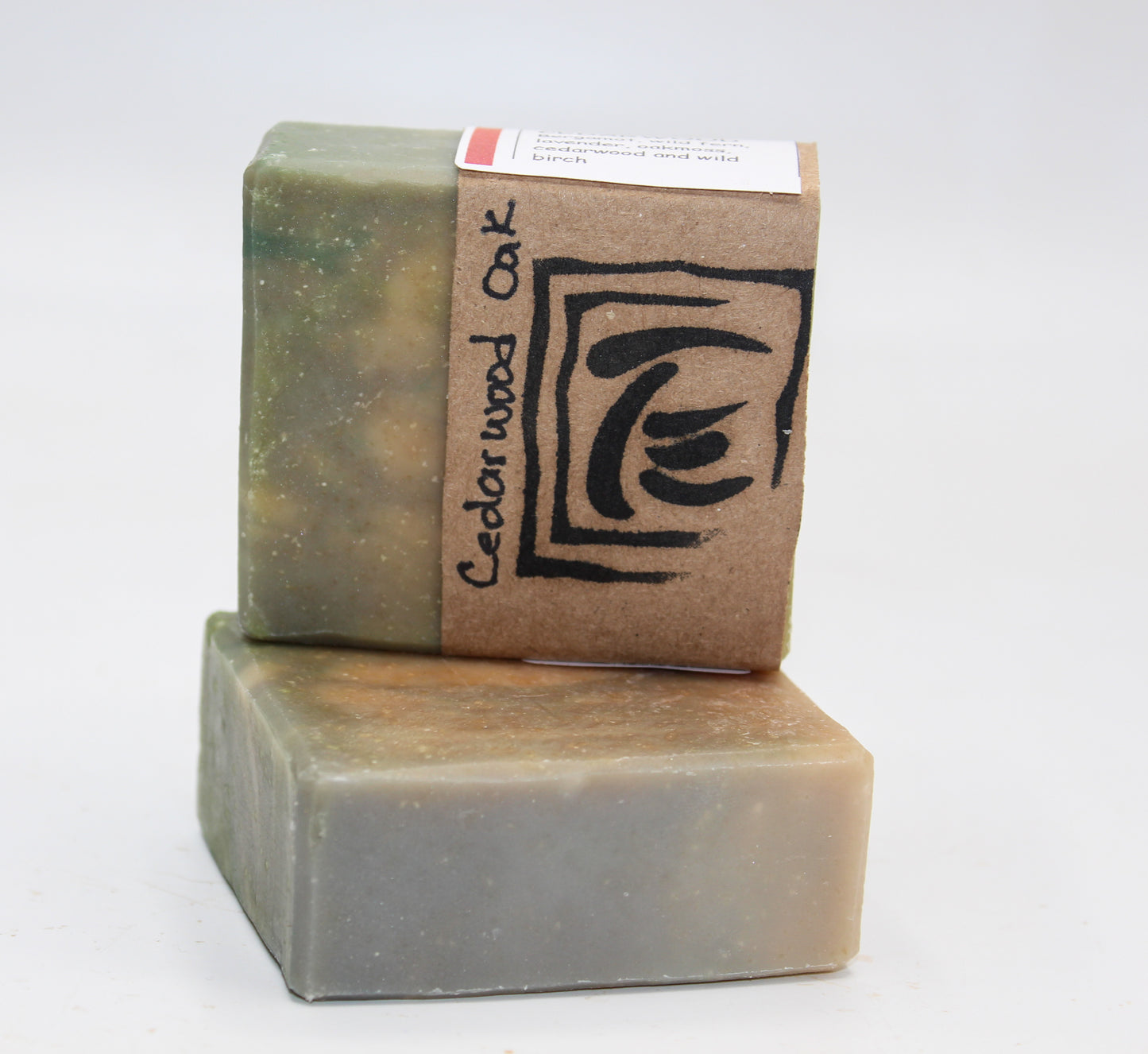 Oak moss and cedar wood goats milk soap