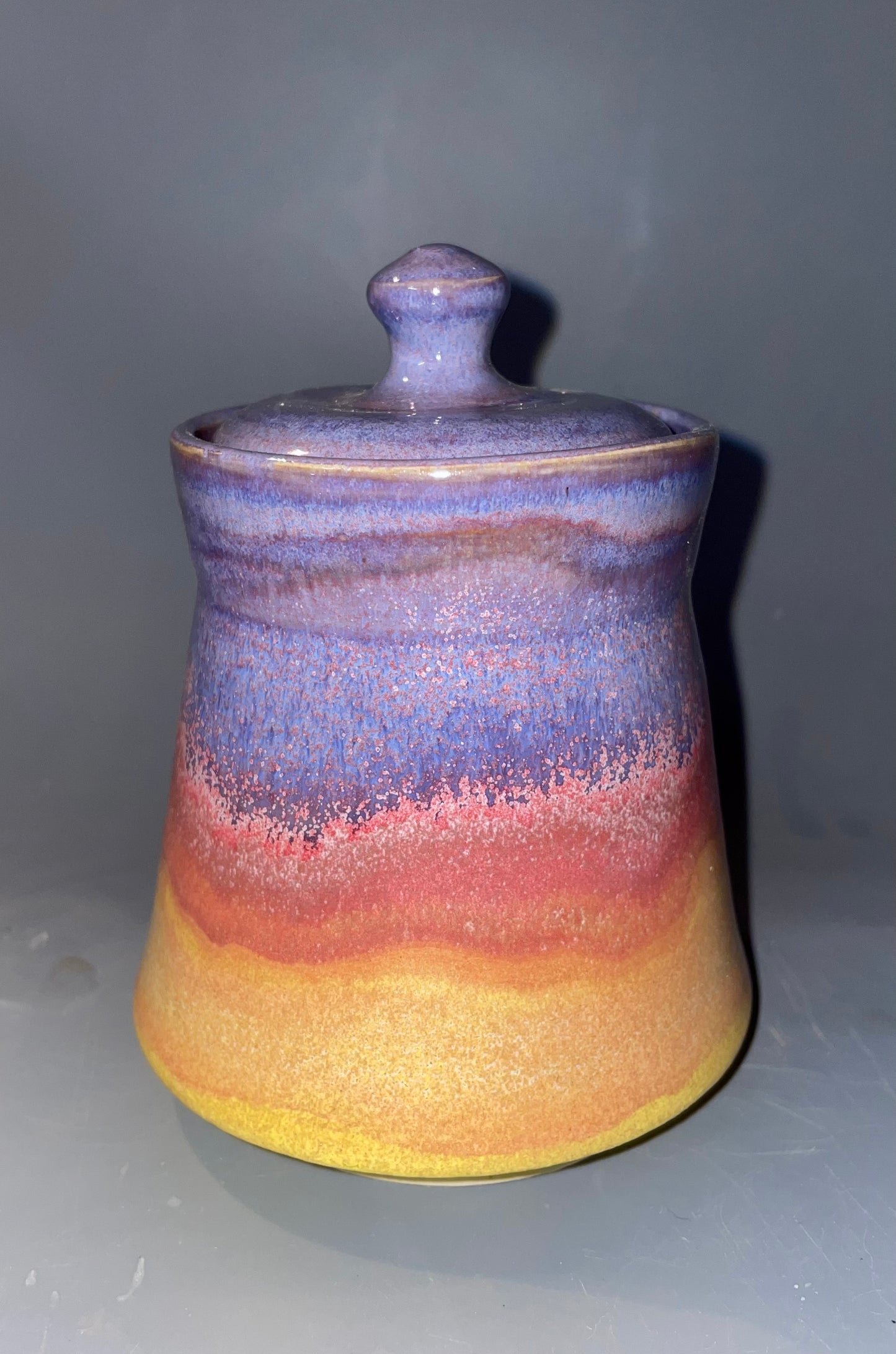 A Sunset Sugar Jar