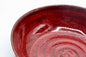 Red salad bowl