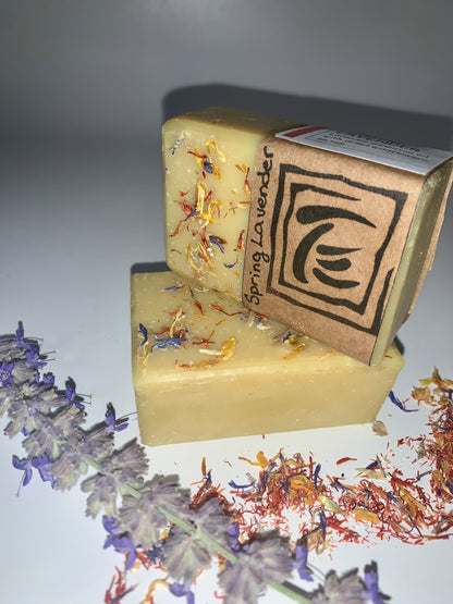 Lavender goats milk soap